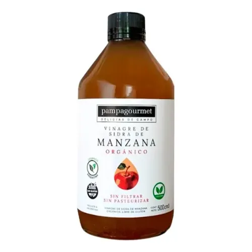 VINAGRE DE SIDRA DE MANZANA ORGÁNICO Pampagourmet